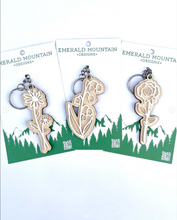 Load image into Gallery viewer, Birth Month Flower Keychains