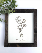 Load image into Gallery viewer, Birth Month Flower Sign