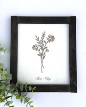 Load image into Gallery viewer, Birth Month Flower Sign