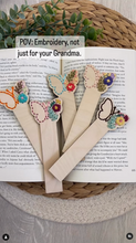 Load image into Gallery viewer, Embroidered Butterfly Bookmark
