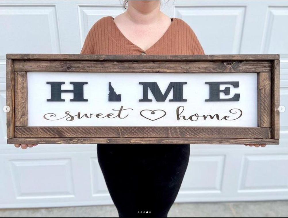 Large Home Sweet Home Sign
