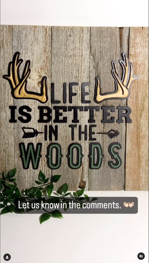 Reclaimed Wood Life is better in the woods