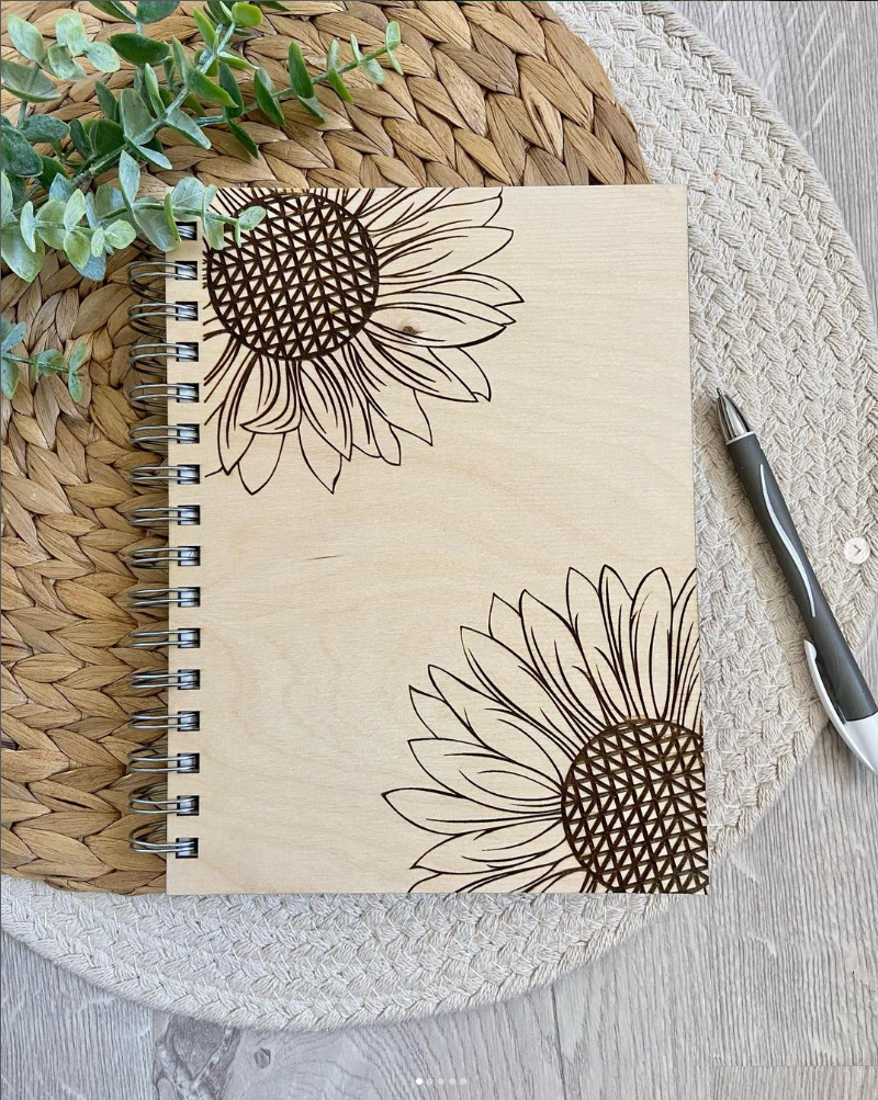 Wood-Covered Sketch Book